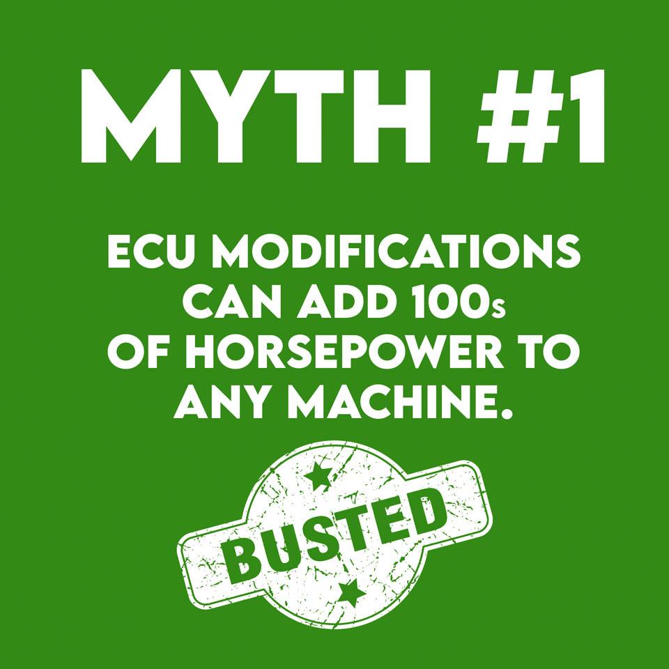 Myth #1 - ECU modifications will ruin my engine